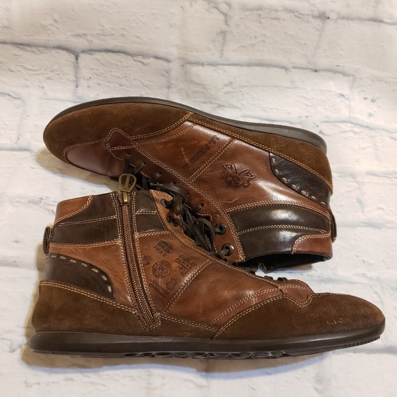 LA MARTINA POLO CUP LEATHER lace/zip-up boot size 43 - Picture 4 of 11